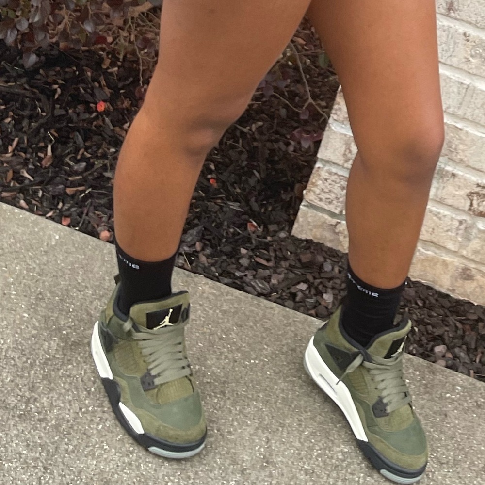 Jordan Women's Olive Green Sneakers
